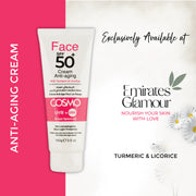 SPF 50+ Anti-Aging Cream COSMO - Emirates Glamour
